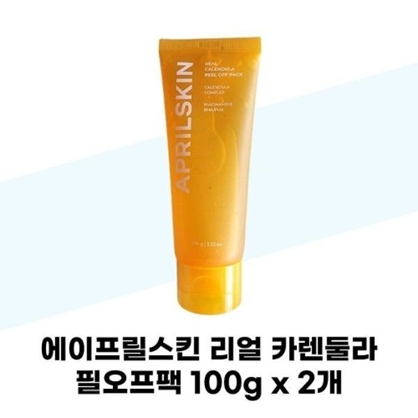[에이프릴스킨] 에이프릴스킨 리얼 카렌둘라 필오프팩 100g x 2개