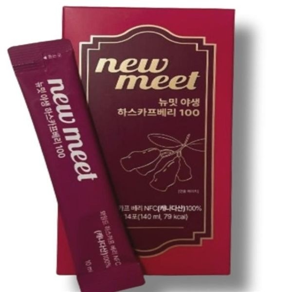 [건강나라] 뉴밋 야생 하스카프베리 착즙 스틱 14포 12박스