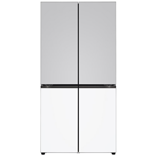 LG전자 LG전자 [LG전자]LG 오브제컬렉션 2024 더블매직스페이스 871L 메탈 그레이+화이트 M875MRH231S