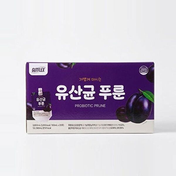 코스트코 [코스트코]코스트코 GUTFLEX 유산균 푸룬주스 180mlx20