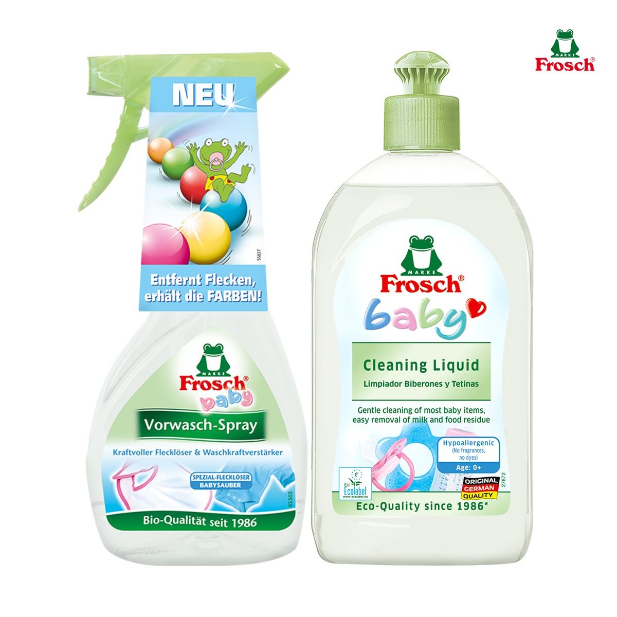 프로쉬 독일 프로쉬 베이비 2종(젖병세정제+얼룩제거제)