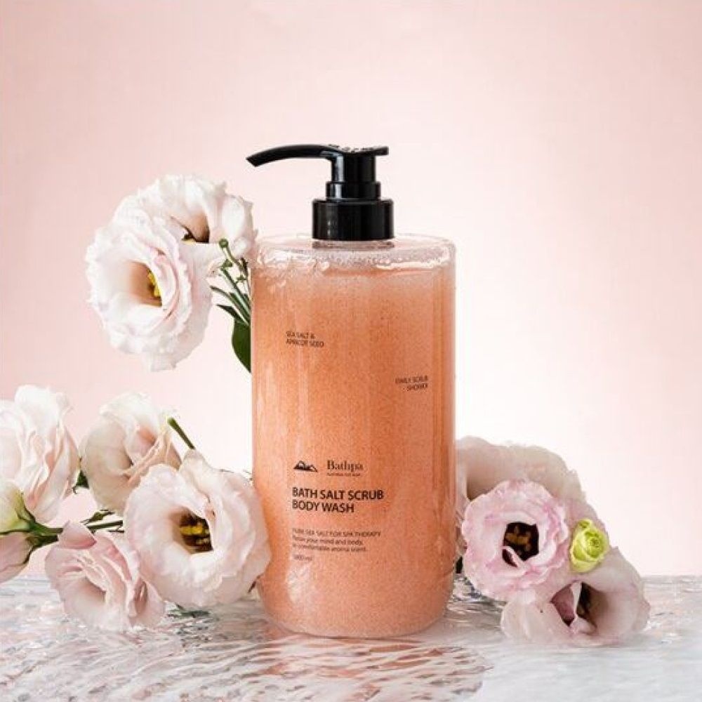 바스파 호주산 천일염 대용량 스크럽 바디워시1000ml