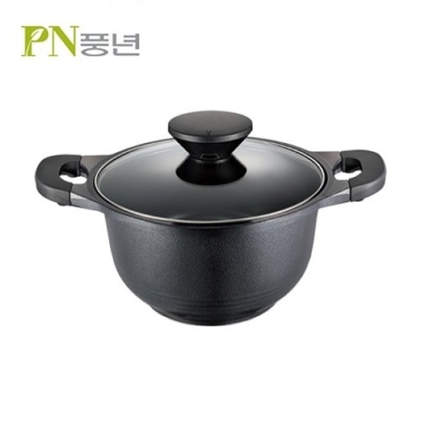 PN풍년 펄블랙 곰솥냄비 [PPBC-28CH] 28cm 인덕션 주물냄비