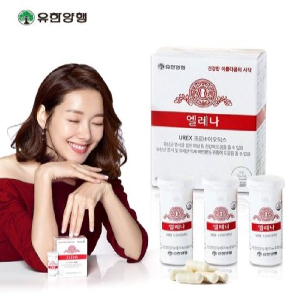 [오늘출발] 유한양행 엘레나 질건강 유산균 2개월분 60 캡슐