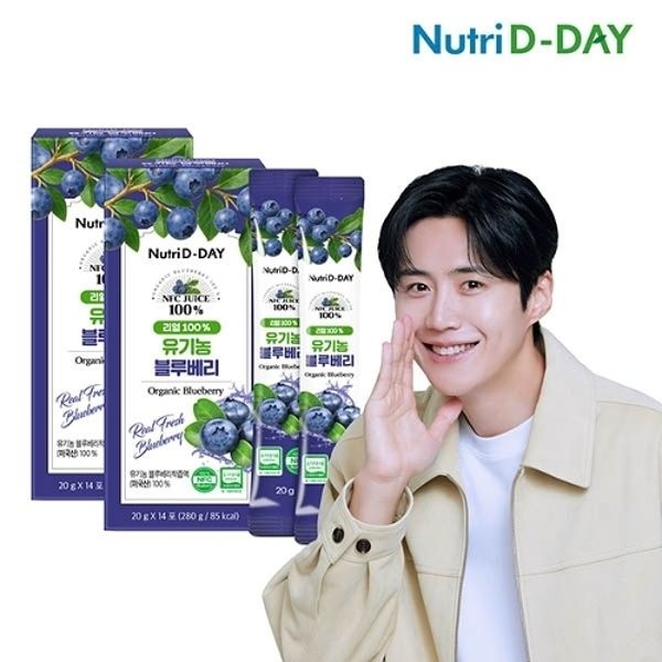 뉴트리디데이 리얼 NFC 착즙 유기농 블루베리 스틱 14포 x 2개 ...
