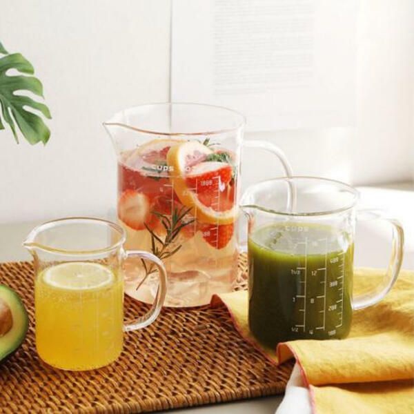 (현대Hmall) 아트박스/서울리빙 SJ 마카 유리 계량컵(소) (250ml) MK_MC-01