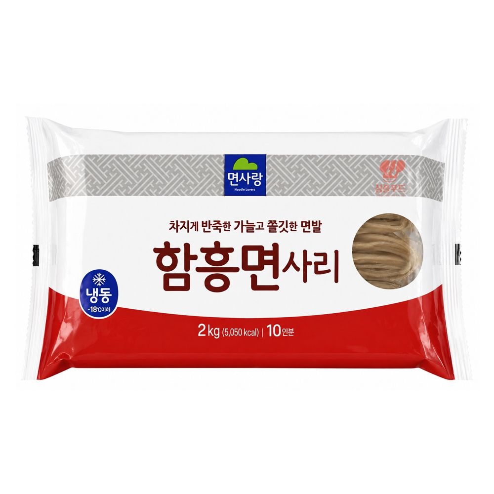 면사랑 함흥냉면 함흥면사리 2kg(10인분) 1개