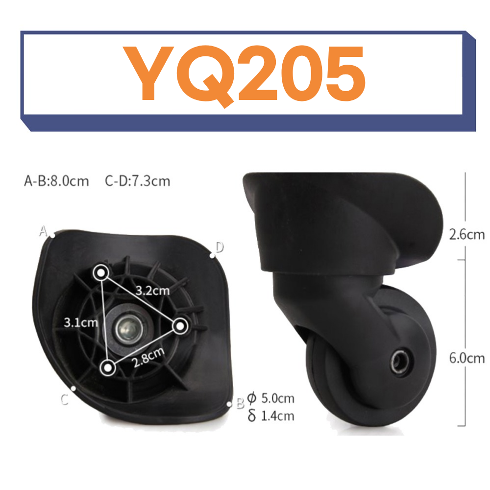 YQ205 YQ007 아메리칸투어리스터 캐리어 바퀴 수리 부품 YQ-007 YQ007