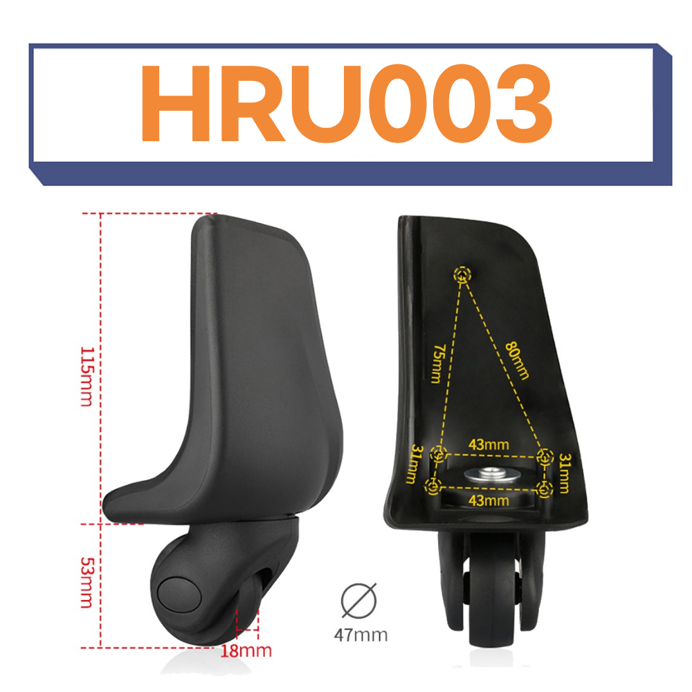 HRU003 JLK120 JLK121 M4X16 샘소나이트 아메리칸투어리스터 캐리어 바퀴 교체 부품