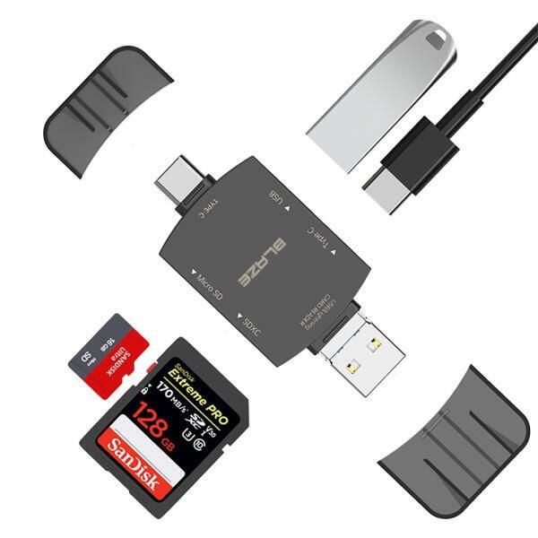 (현대Hmall) 아트박스/블레이즈 SD카드 리더기 USB C타입 마이크로SD OTG 블랙박스 라이