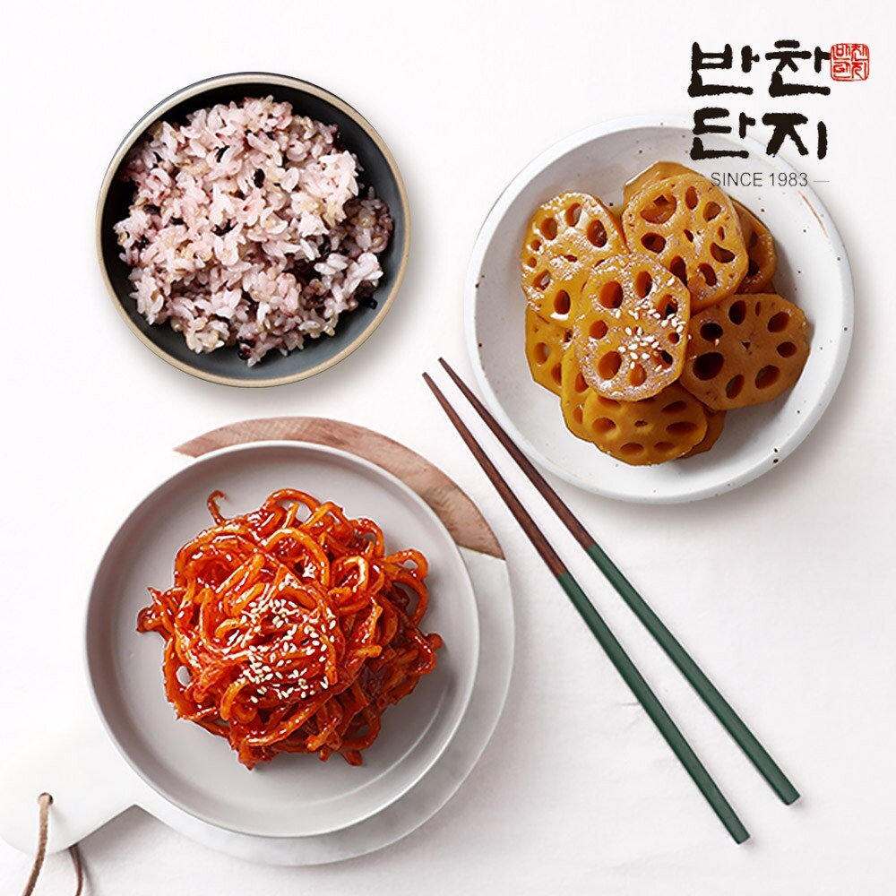 반찬단지 진미채무침1kg+연근조림1kg