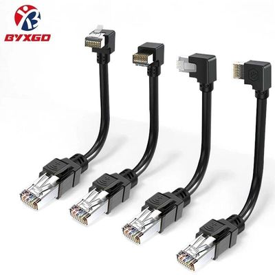 ㄱジャラン線インターネットケーブル産業90コネクタイーサネットCat6aフレキシブルネットワークRJ45 STP POEPLCシーメンスプロピネット用