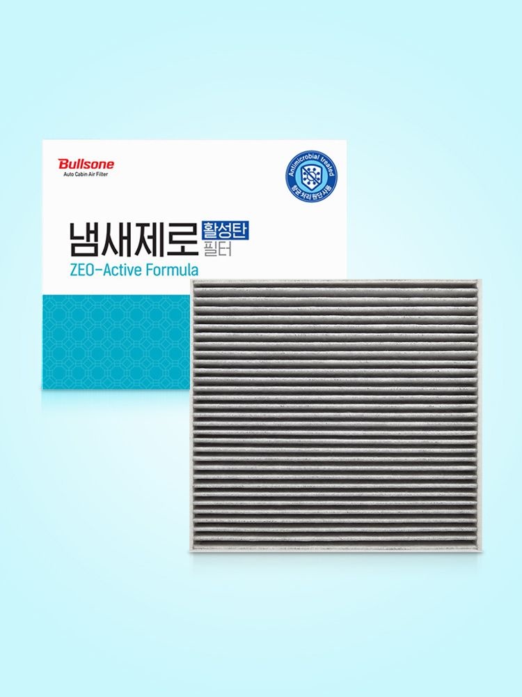 [호환] 불스원 냄새제로 항균 활성탄 자동차 차량용 에어컨필터 01