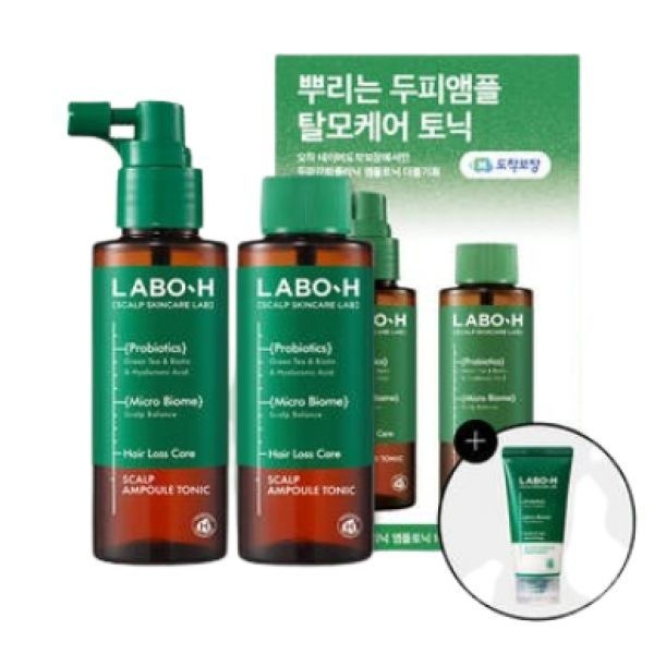 라보에이치 두피강화클리닉 앰플 토닉 100ml+100ml리필