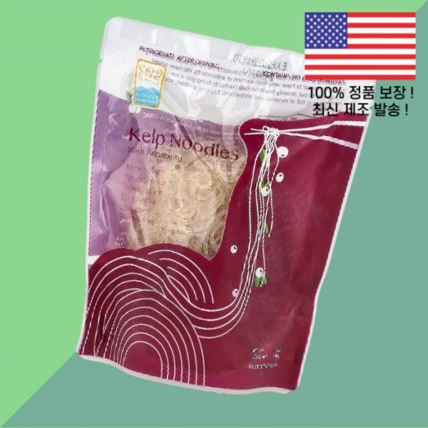Sea Tangle Noodle Company [해외] 씨 탱글 누들 컴퍼니 코나베리를 넣은 켈프 12온스 340g Sea Tangle Noodle Company Kelp Noodles With Konaberry 12oz