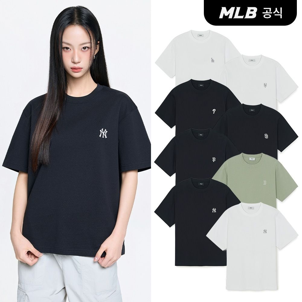 [롯데온] 26SS 공용 베이직 헤비웨이트 오버핏 반팔 티셔츠 (8 COLOR) (36,590원/무료)
