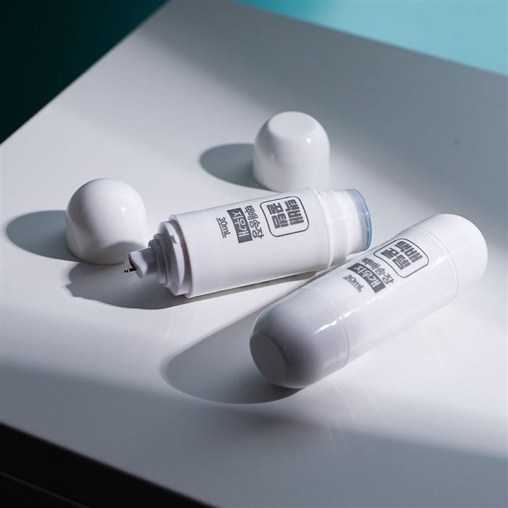 택배꿀템 송장지우개 미니커터칼 리무버 2IN1 30ml