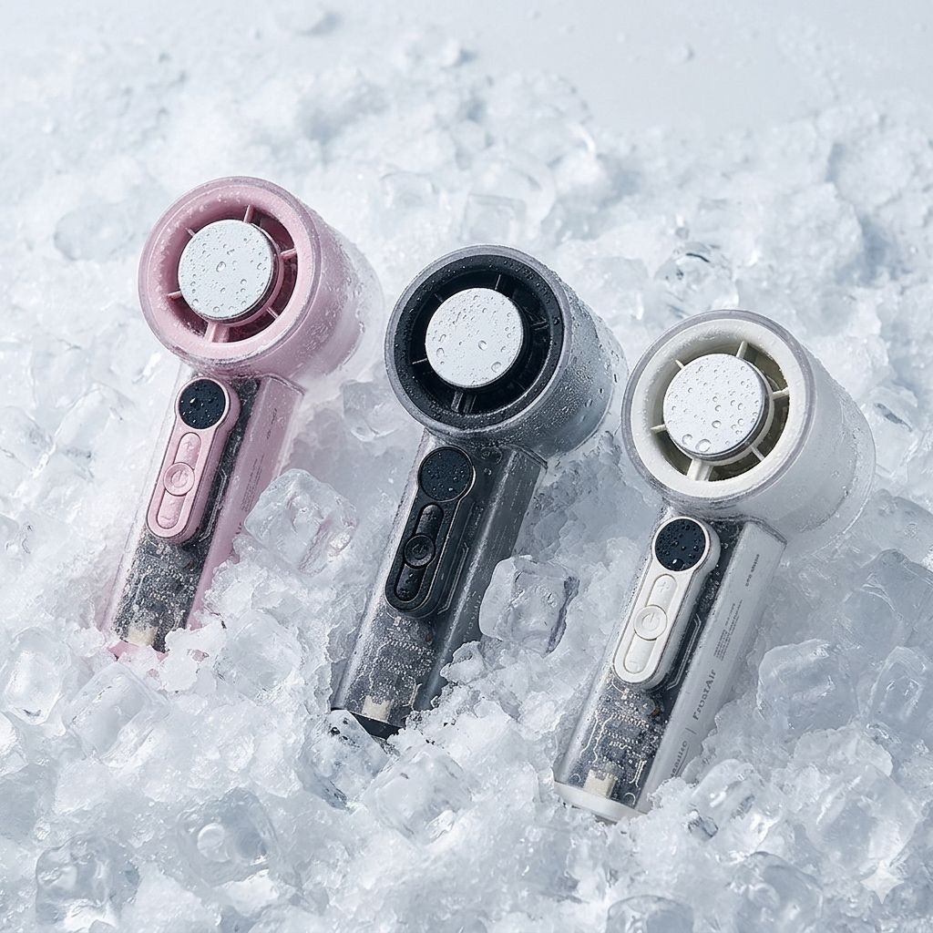 [코코에르] [2개 세트] BLDC 급속냉각 휴대용 선풍기 프로스트 100단계 에어쿨링 3Colors : 롯데ON