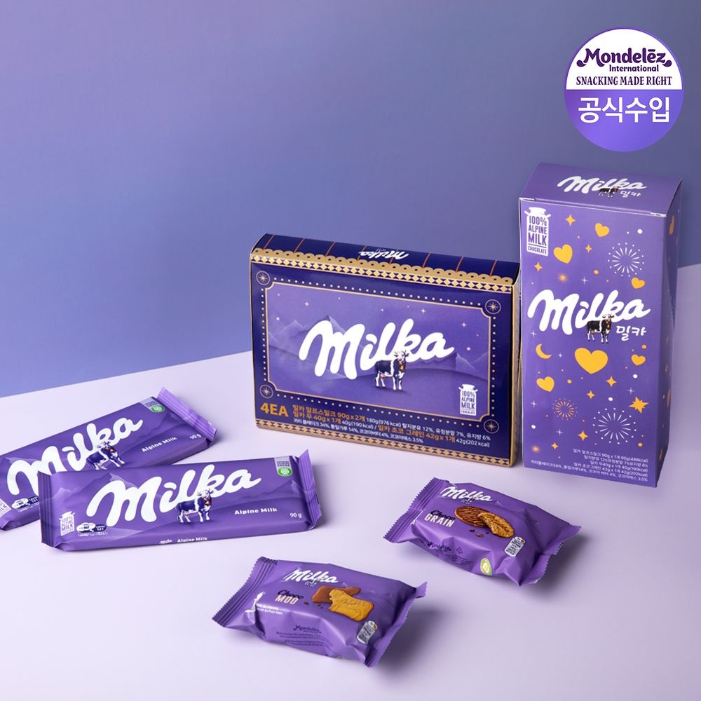 [롯데온] 밀카 러블리 패키지1+1 (9,080원/무료)