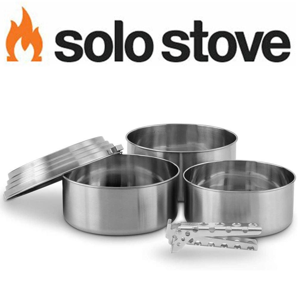 공식딜러 솔로스토브 solo stove 3포트 세트 캠핑 Solo Stove 3 Pot Set