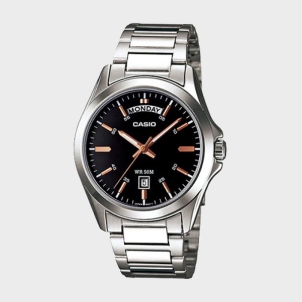텐바이텐 CASIO 카시오 MTP-1370D-1A2 남성시계 심플 메탈 손목시계