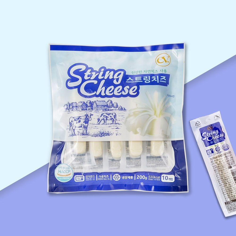 [롯데온] 이스트밸리 스트링치즈 20g x 10개입 5팩 (20g*50개) (22,390원/무료)