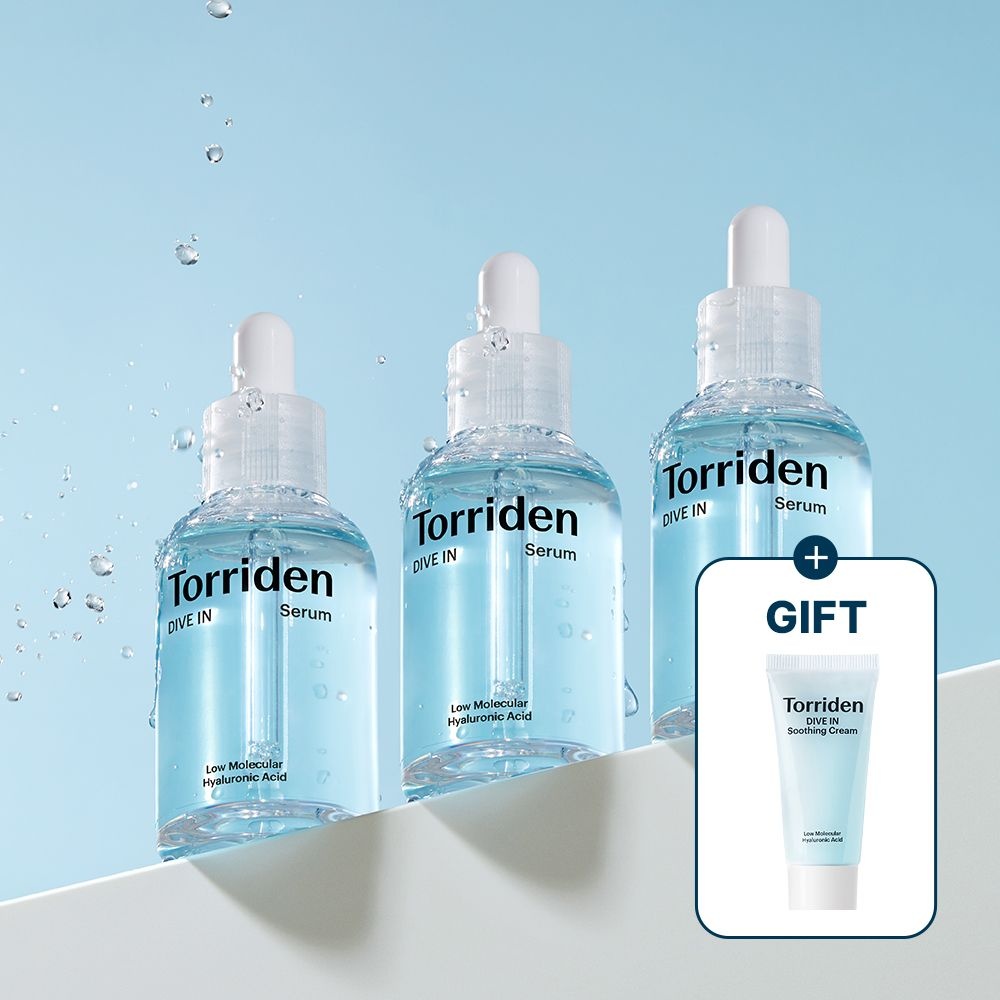 [오늘출발] 토리든 [SET] 토리든 다이브인 저분자 히알루론산 세럼 130ml (50ml+40ml+40ml) + (수딩크림 20ml 증정)