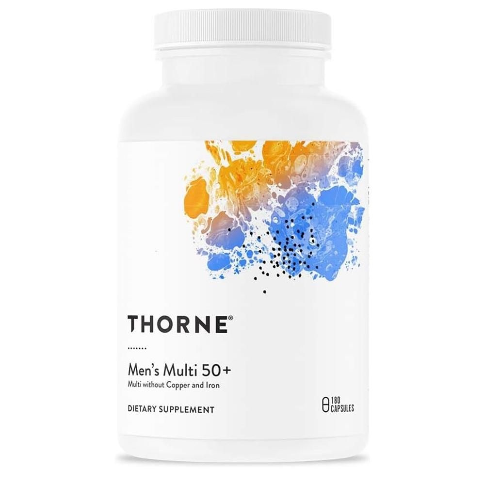 [해외] 쏜리서치 맨즈 멀티 50+ 180정 1팩 THORNE Men's Multi 50+ - Daily Multivitamin and Nutrients for Men