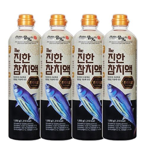 [오늘출발] 김하진의 더진한 참치액 오리지널 1050g 4병