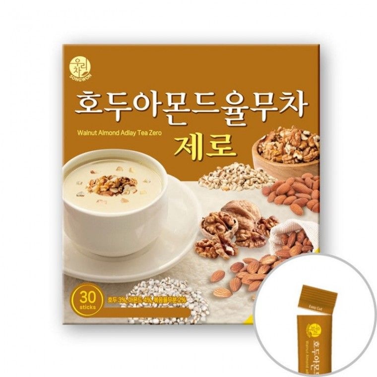 (무배) 송원 호두 아몬드 율무차 제로 30스틱