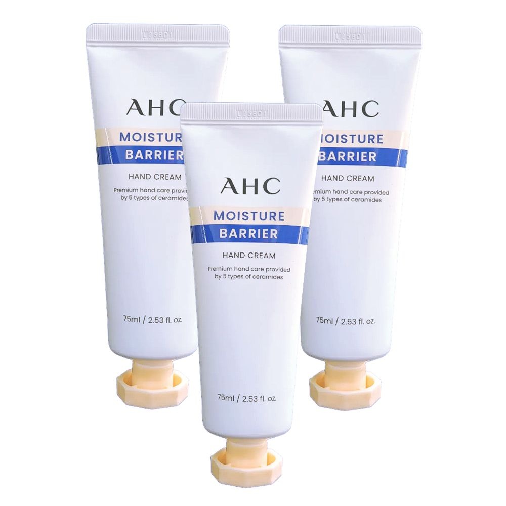 [오늘출발] AHC 모이스처 베리어 핸드크림 75ml 3개 고보습 피부장벽 끈적임없이 핸드케어 정품
