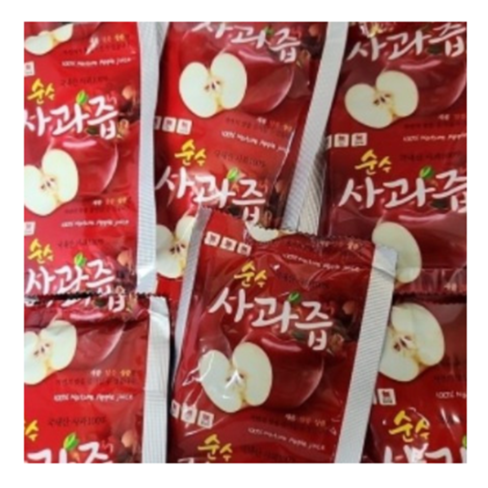청순한농부 영주 순수 사과즙 100포