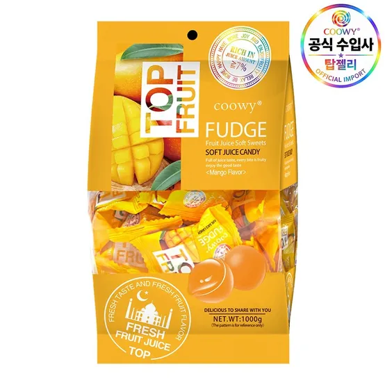 coowy 쿠위 탑젤리 탑후르츠 망고맛 1000g