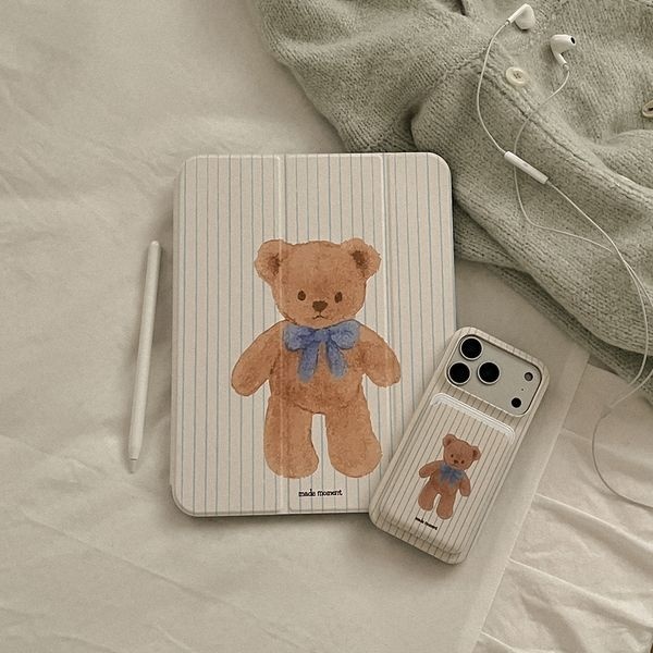 메이드모먼 cocoa teddy 디자인 아이패드 케이스