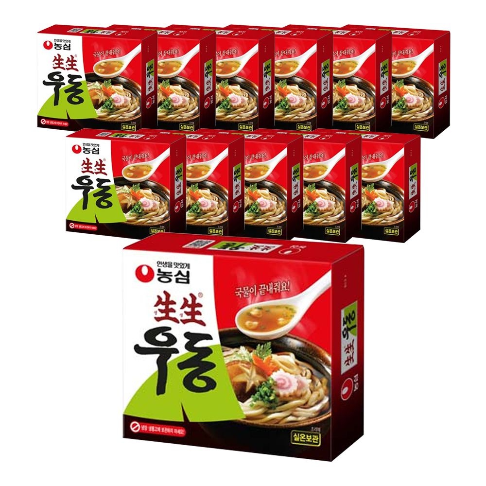 농심 생생우동 253g X 12개
