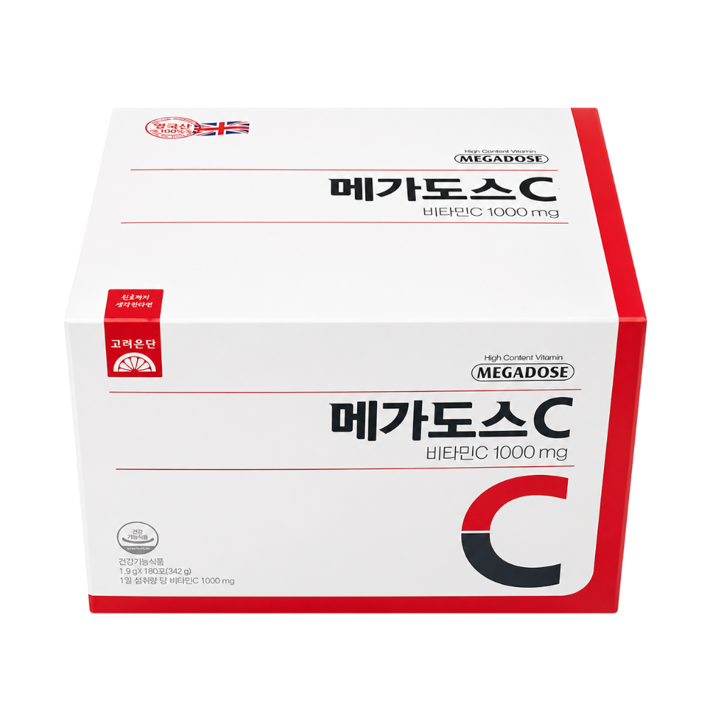 [오늘출발] 고려은단 메가도스C 비타민C 1000mg X 180포 X 1박스