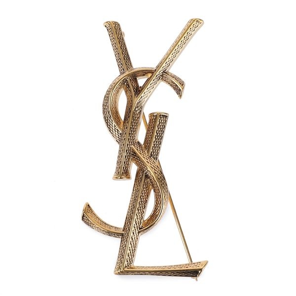 YVES SAINT LAURENT 생로랑 라프리마 생로랑 오피움 YSL 스네이크 브로치 700582-Y1500-8204