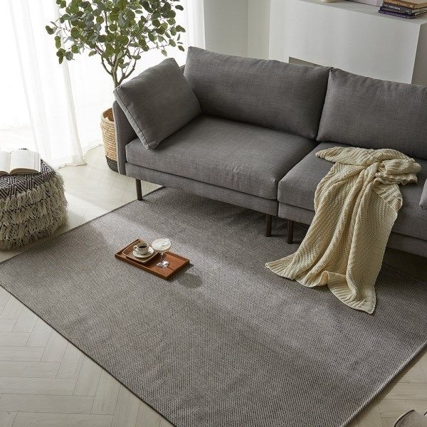 사이잘룩 슬래시 사각러그 150x200cm 7컬러 카페트 매트 포인트 인테