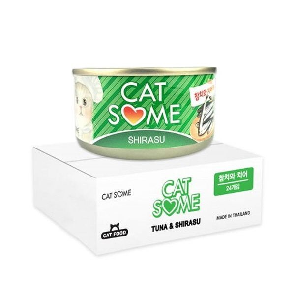 텐바이텐 캣썸 참치와 치어 (80g-24개)