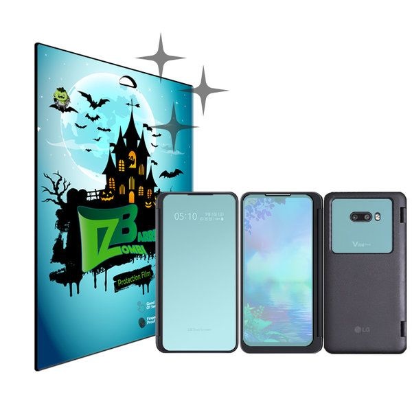 텐바이텐 LG V50S 듀얼스크린씽큐액정+카메라3종 올레포빅필름