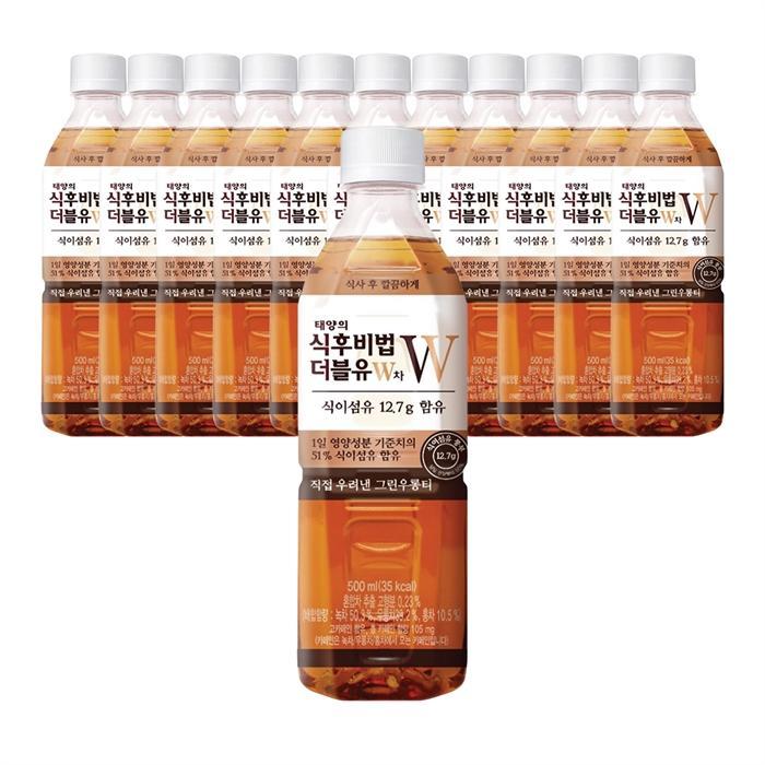 콜라음료 태양의 식후비법 더블유 W차 500ml 12개