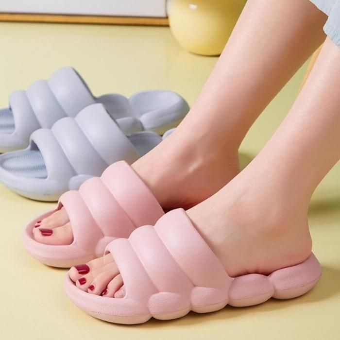 (GTF70659)뚱카롱 슬리퍼(235-240mm) 구름 (핑크)