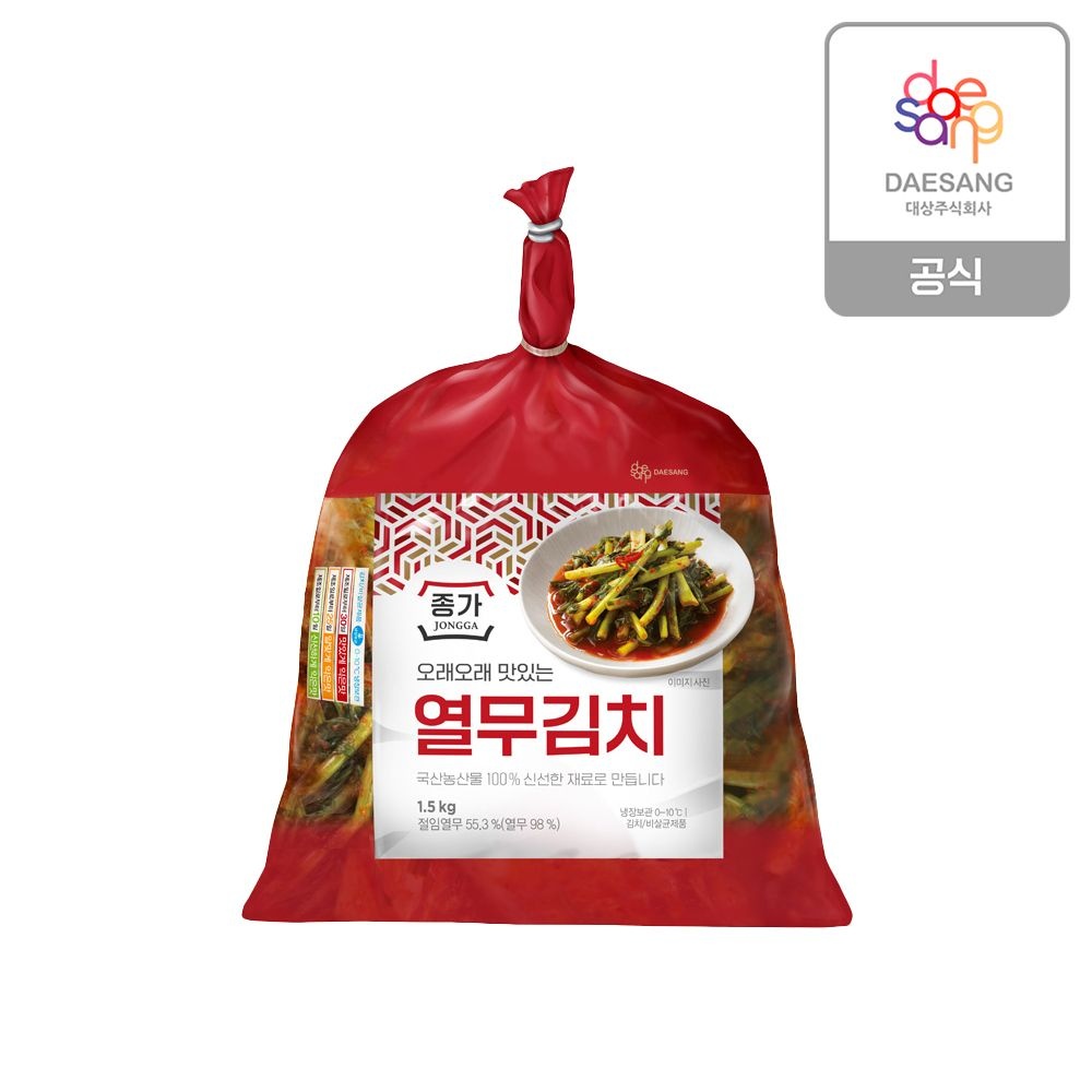 [종가]종가 열무김치 1.5kg : 롯데ON