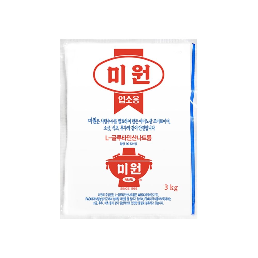 대상 미원 3kg X 4개 (업소용) / 조미료