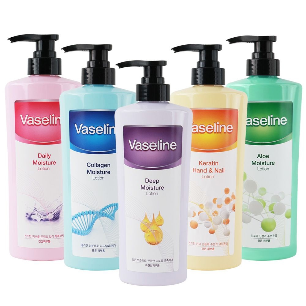 푸드어홀릭 바세린 대용량 모이스처 바디로션/핸드로션 500ml