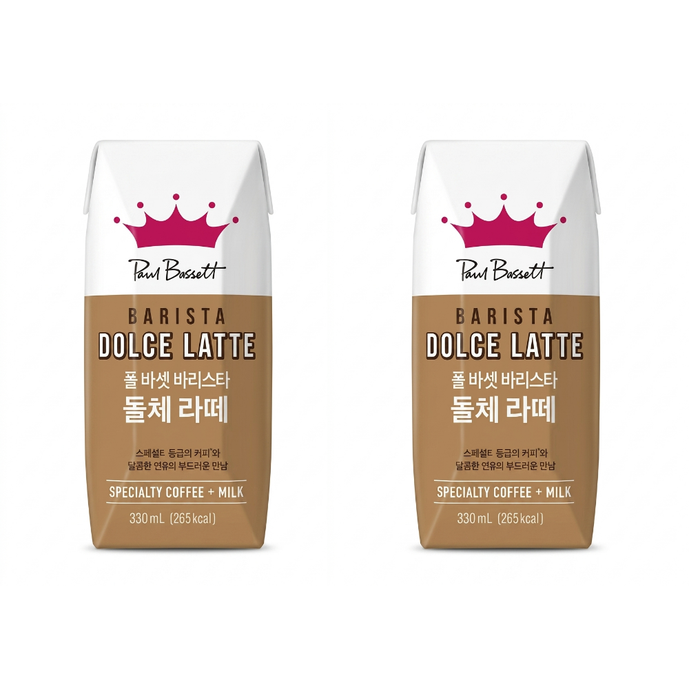 매일유업㈜ 폴 바셋 바리스타 돌체라떼 330ml x 12개 1박스 카페라떼 커피 음료 편의점 코스트코
