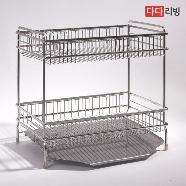 텐바이텐 다다리빙 슈타빌 식기건조대 (베이직) 2단 세로형 /스텐 304