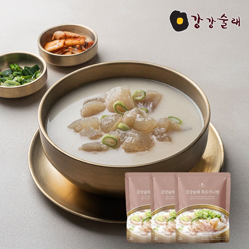[오늘출발] 강강술래 [강강술래] 특 도가니탕 1.5kg x 3개