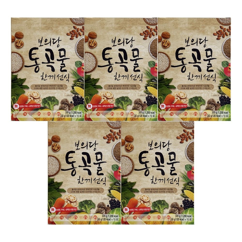 보의당 박경호 통곡물 한끼선식 30g x 10포 5개 / 써클