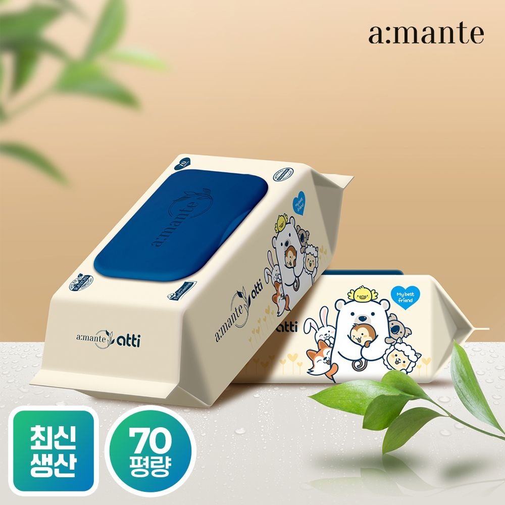 [롯데온] 아망떼 물티슈 70평량 70매 20팩 (18,800원/무료)